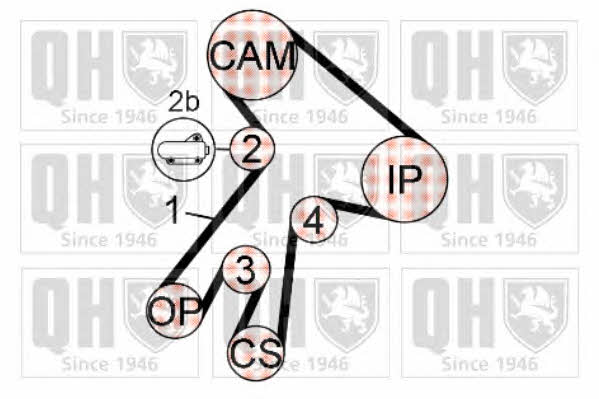 Quinton Hazell QBK703 Timing Belt Kit QBK703: Buy near me in Poland at 2407.PL - Good price!