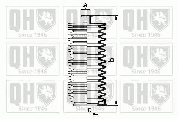 Quinton Hazell QG1024 Пыльник рулевой рейки, комплект QG1024: Отличная цена - Купить в Польше на 2407.PL!