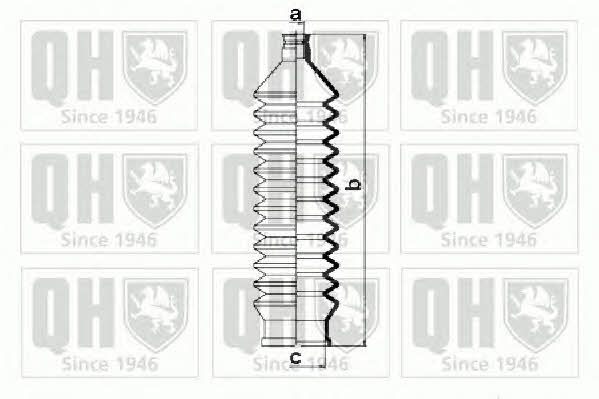 Quinton Hazell QG1089 Пыльник рулевой рейки, комплект QG1089: Отличная цена - Купить в Польше на 2407.PL!