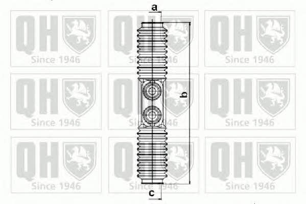 Quinton Hazell QG1184 Пыльник рулевой рейки, комплект QG1184: Отличная цена - Купить в Польше на 2407.PL!