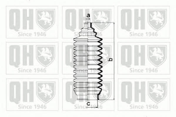 Quinton Hazell QG1217 Пыльник рулевой рейки, комплект QG1217: Отличная цена - Купить в Польше на 2407.PL!