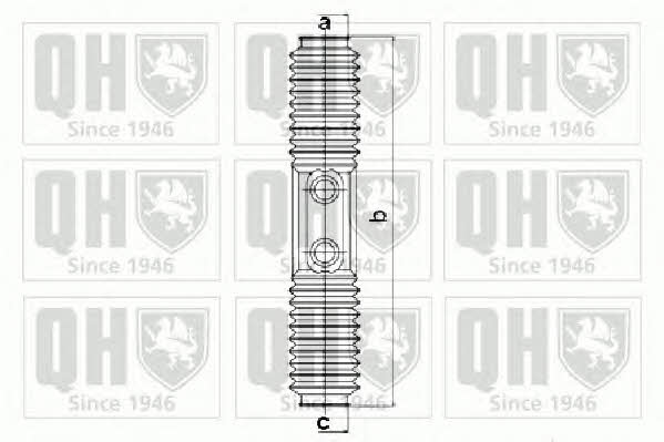 Quinton Hazell QG1240 Пыльник рулевой рейки, комплект QG1240: Отличная цена - Купить в Польше на 2407.PL!