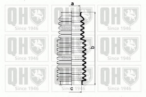 Quinton Hazell QG1258 Faltenbalgsatz, lenkung QG1258: Kaufen Sie zu einem guten Preis in Polen bei 2407.PL!