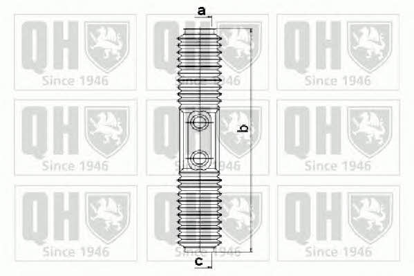 Quinton Hazell QG1267 Пыльник рулевой рейки, комплект QG1267: Отличная цена - Купить в Польше на 2407.PL!