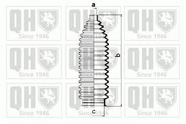 Quinton Hazell QG1351 Пыльник рулевой рейки, комплект QG1351: Отличная цена - Купить в Польше на 2407.PL!
