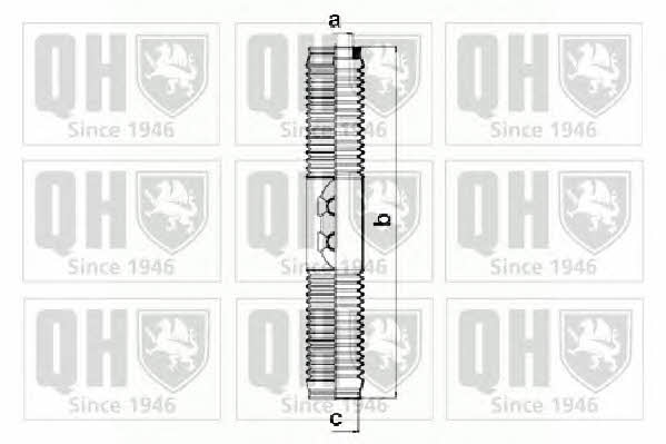 Quinton Hazell QG1477 Пильовик рульової рейки, комплект QG1477: Приваблива ціна - Купити у Польщі на 2407.PL!
