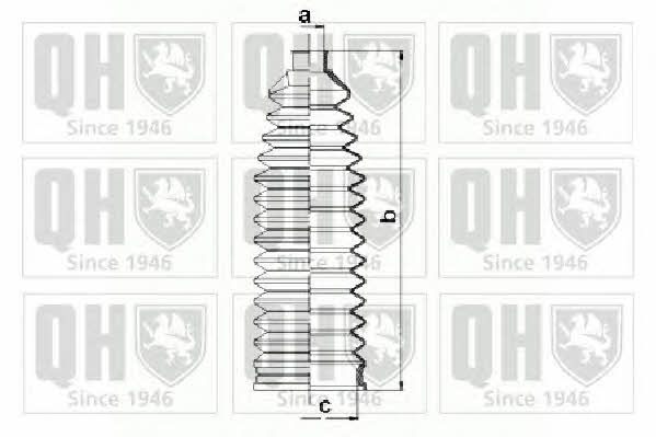 Quinton Hazell QG1508 Пыльник рулевой рейки, комплект QG1508: Отличная цена - Купить в Польше на 2407.PL!