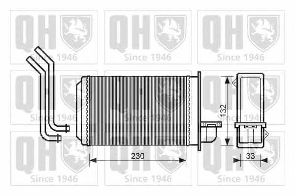 Quinton Hazell QHR2009 Heat exchanger, interior heating QHR2009: Buy near me in Poland at 2407.PL - Good price!