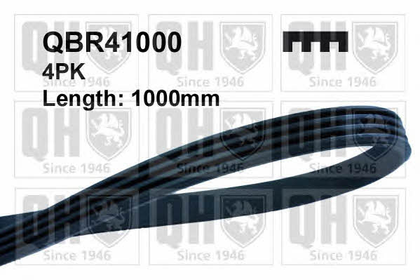 Quinton Hazell QBR41000 V-ribbed belt 4PK1000 QBR41000: Buy near me in Poland at 2407.PL - Good price!