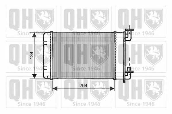 Quinton Hazell QHR2043 Heat exchanger, interior heating QHR2043: Buy near me in Poland at 2407.PL - Good price!