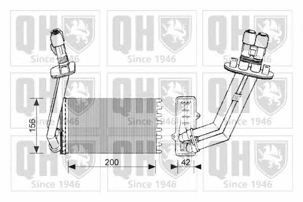 Quinton Hazell QHR2049 Wärmetauscher, innenraumheizung QHR2049: Kaufen Sie zu einem guten Preis in Polen bei 2407.PL!