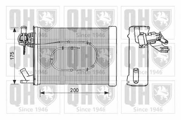 Quinton Hazell QHR2062 Heat exchanger, interior heating QHR2062: Buy near me in Poland at 2407.PL - Good price!