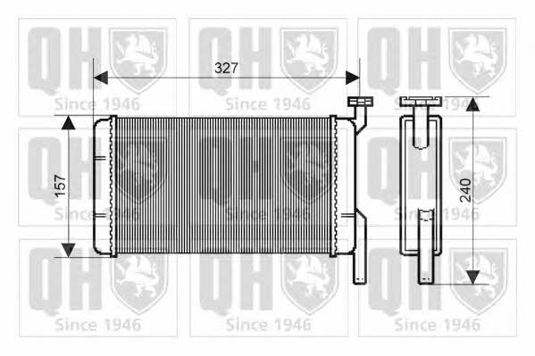 Quinton Hazell QHR2151 Heat exchanger, interior heating QHR2151: Buy near me at 2407.PL in Poland at an Affordable price!