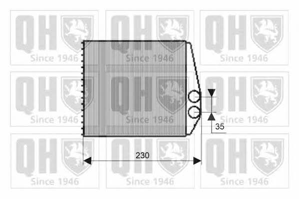 Quinton Hazell QHR2195 Heat exchanger, interior heating QHR2195: Buy near me in Poland at 2407.PL - Good price!
