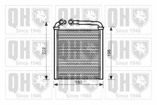Quinton Hazell QHR2228 Heat exchanger, interior heating QHR2228: Buy near me in Poland at 2407.PL - Good price!