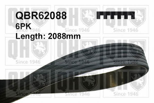 Quinton Hazell QBR62088 V-ribbed belt 6PK2088 QBR62088: Buy near me in Poland at 2407.PL - Good price!