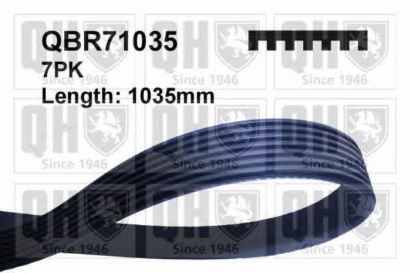 Quinton Hazell QBR71035 V-ribbed belt 7PK1035 QBR71035: Buy near me in Poland at 2407.PL - Good price!