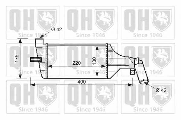 Quinton Hazell QIC106 Intercooler, charger QIC106: Buy near me in Poland at 2407.PL - Good price!