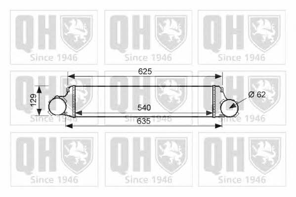 Quinton Hazell QIC122 Chłodnica powietrza doładowującego (intercooler) QIC122: Atrakcyjna cena w Polsce na 2407.PL - Zamów teraz!