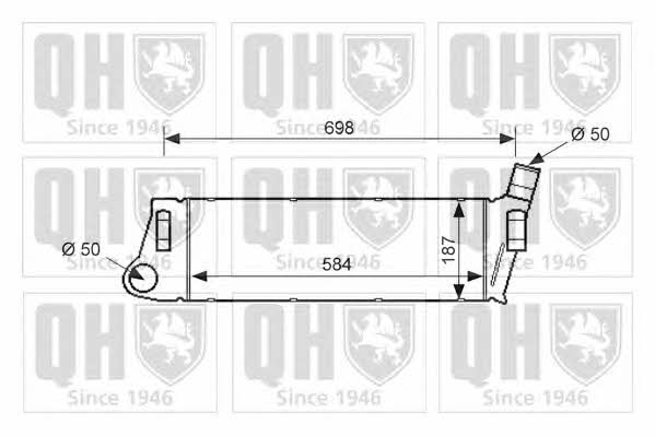 Quinton Hazell QIC124 Intercooler, charger QIC124: Buy near me in Poland at 2407.PL - Good price!