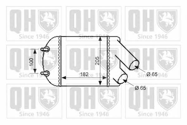 Quinton Hazell QIC125 Intercooler, charger QIC125: Buy near me in Poland at 2407.PL - Good price!
