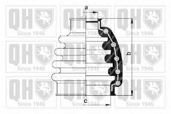 Quinton Hazell QJB1009 Bellow, driveshaft QJB1009: Buy near me at 2407.PL in Poland at an Affordable price!