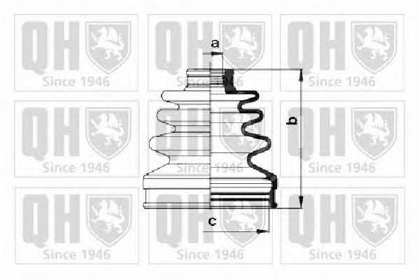 Quinton Hazell QJB1017 Bellow, driveshaft QJB1017: Buy near me at 2407.PL in Poland at an Affordable price!