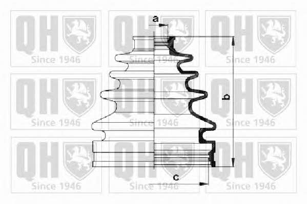 Quinton Hazell QJB1029 Bellow, driveshaft QJB1029: Buy near me at 2407.PL in Poland at an Affordable price!