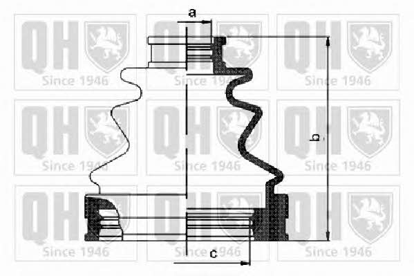 Quinton Hazell QJB1157 Bellow, driveshaft QJB1157: Buy near me in Poland at 2407.PL - Good price!