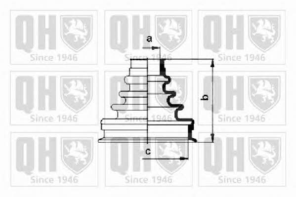 Quinton Hazell QJB120 Bellow, driveshaft QJB120: Buy near me in Poland at 2407.PL - Good price!