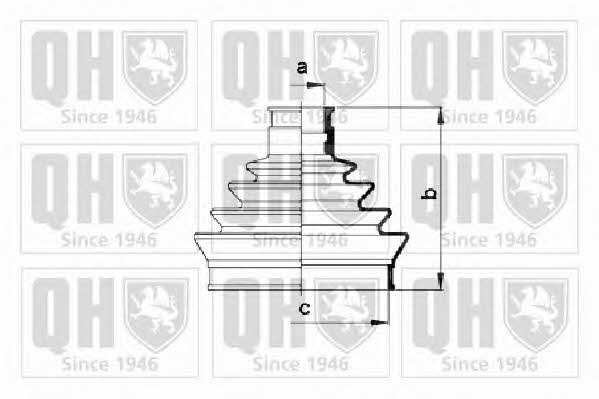 Quinton Hazell QJB135 Bellow, driveshaft QJB135: Buy near me in Poland at 2407.PL - Good price!