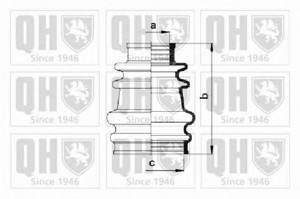 Quinton Hazell QJB192 Bellow, driveshaft QJB192: Buy near me in Poland at 2407.PL - Good price!