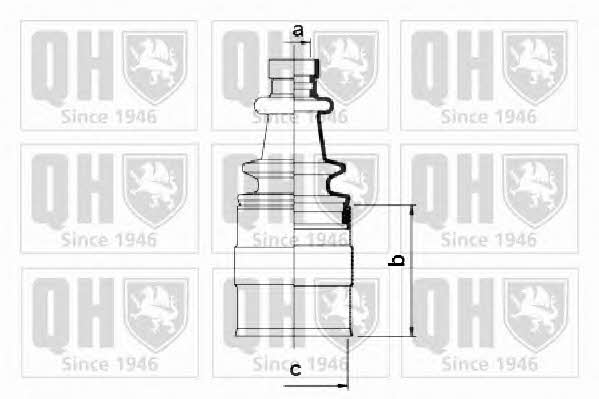 Quinton Hazell QJB209 Bellow, driveshaft QJB209: Buy near me in Poland at 2407.PL - Good price!