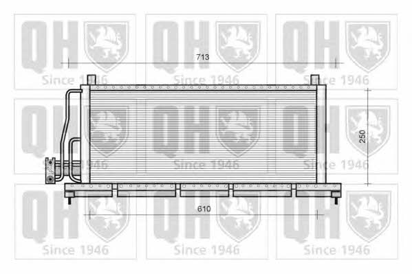 Quinton Hazell QCN121 Радиатор кондиционера (Конденсатор) QCN121: Отличная цена - Купить в Польше на 2407.PL!