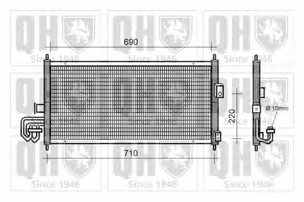 Quinton Hazell QCN232 Kühlmodul QCN232: Kaufen Sie zu einem guten Preis in Polen bei 2407.PL!