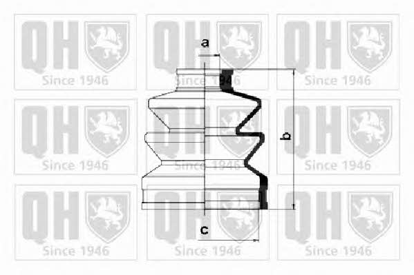 Quinton Hazell QJB242 Osłona przeciwpyłowa wału napędowego QJB242: Dobra cena w Polsce na 2407.PL - Kup Teraz!