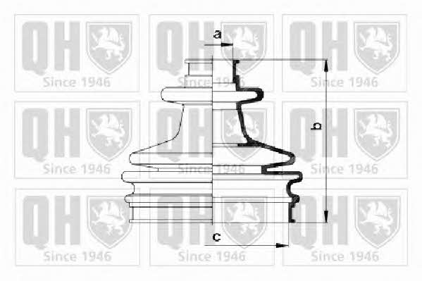 Quinton Hazell QJB2535 Bellow, driveshaft QJB2535: Buy near me in Poland at 2407.PL - Good price!