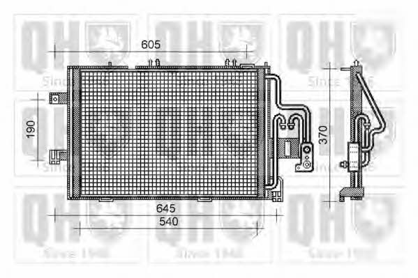 Quinton Hazell QCN316 Kühlmodul QCN316: Kaufen Sie zu einem guten Preis in Polen bei 2407.PL!