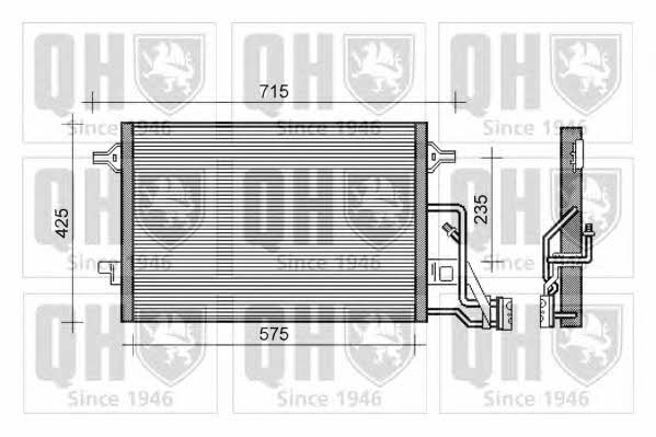 Quinton Hazell QCN358 Радиатор кондиционера (Конденсатор) QCN358: Отличная цена - Купить в Польше на 2407.PL!