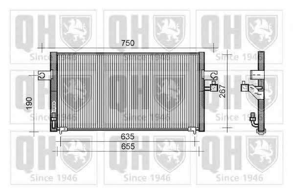 Quinton Hazell QCN366 Радиатор кондиционера (Конденсатор) QCN366: Отличная цена - Купить в Польше на 2407.PL!