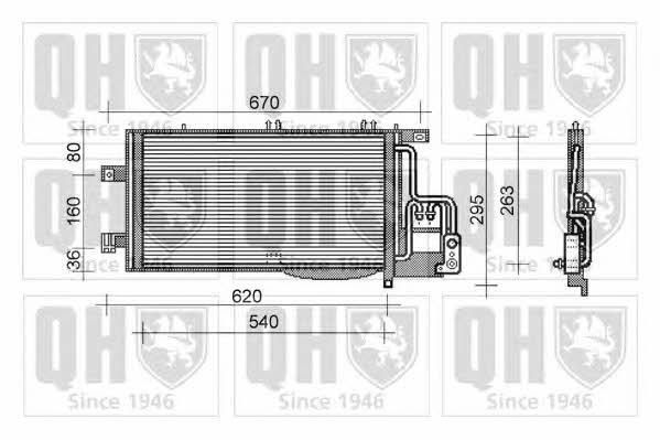 Quinton Hazell QCN404 Радиатор кондиционера (Конденсатор) QCN404: Отличная цена - Купить в Польше на 2407.PL!