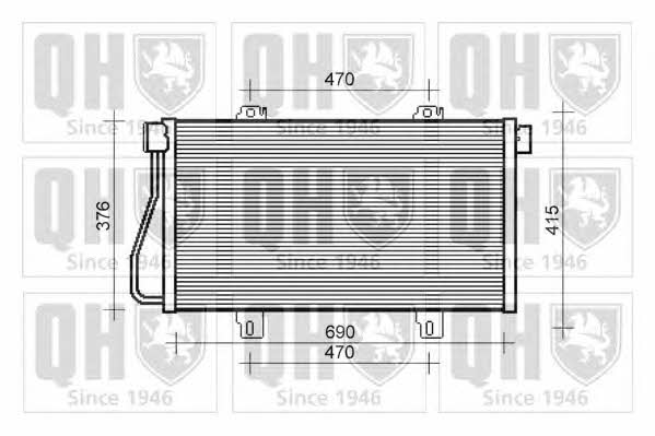 Quinton Hazell QCN408 Радиатор кондиционера (Конденсатор) QCN408: Отличная цена - Купить в Польше на 2407.PL!