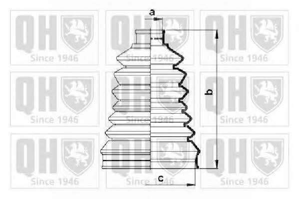 Quinton Hazell QJB2750 Пильник привідного валу QJB2750: Приваблива ціна - Купити у Польщі на 2407.PL!