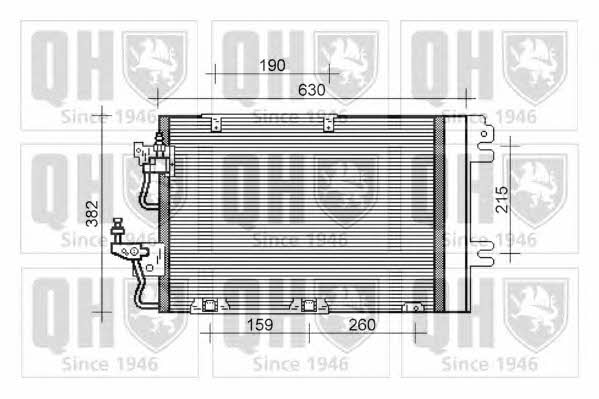 Quinton Hazell QCN450 Радиатор кондиционера (Конденсатор) QCN450: Отличная цена - Купить в Польше на 2407.PL!