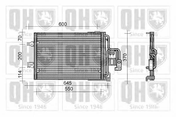 Quinton Hazell QCN454 Радиатор кондиционера (Конденсатор) QCN454: Купить в Польше - Отличная цена на 2407.PL!