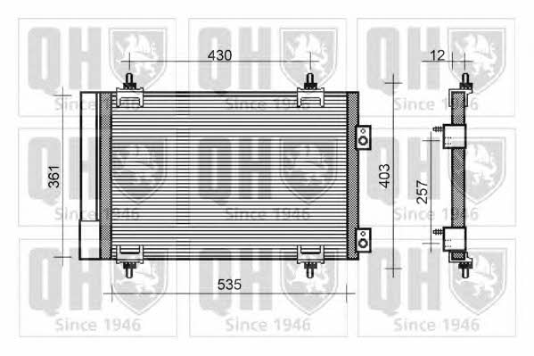 Quinton Hazell QCN461 Kühlmodul QCN461: Kaufen Sie zu einem guten Preis in Polen bei 2407.PL!