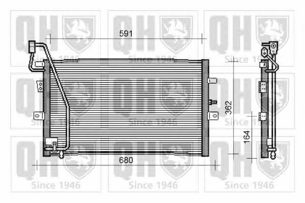 Quinton Hazell QCN470 Kühlmodul QCN470: Kaufen Sie zu einem guten Preis in Polen bei 2407.PL!