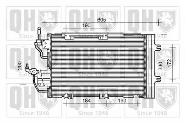 Quinton Hazell QCN495 Радиатор кондиционера (Конденсатор) QCN495: Отличная цена - Купить в Польше на 2407.PL!