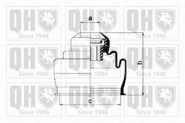 Quinton Hazell QJB2780 Пыльник приводного вала QJB2780: Отличная цена - Купить в Польше на 2407.PL!