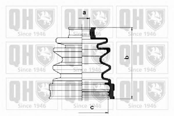 Quinton Hazell QJB375 Bellow, driveshaft QJB375: Buy near me in Poland at 2407.PL - Good price!